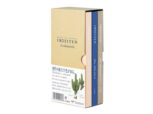 Set of color pencils Irojiten, Woodlands - Tombow - 30 pcs