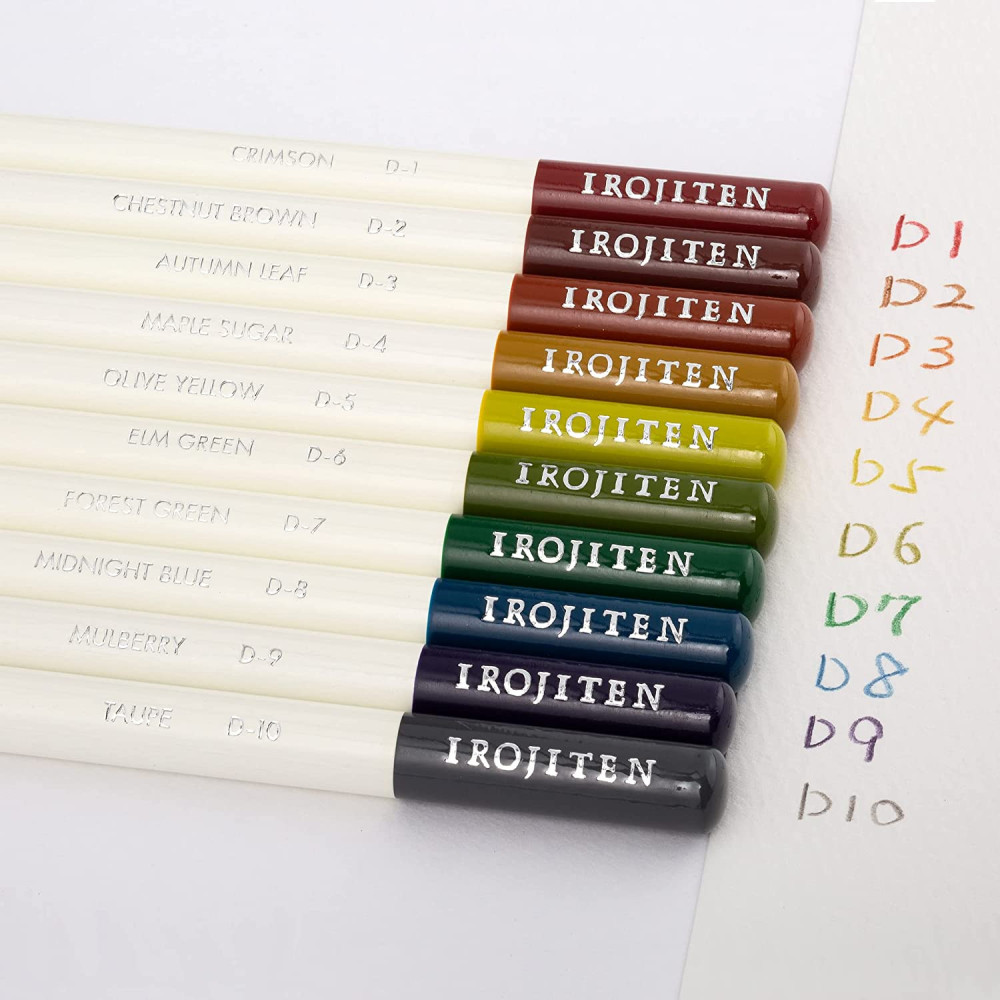 Set of color pencils Irojiten, Rainforest - Tombow - 30 pcs