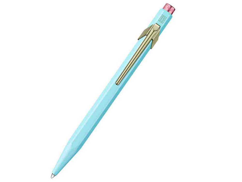 849 Claim Your Style ballpoint pen with case - Caran d'Ache - Bluish Pale