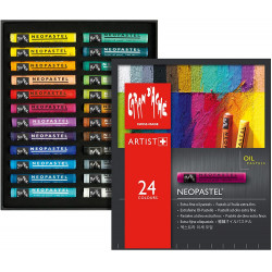 Set of Neopastel oil pastels - Caran d'Ache - 24 colors