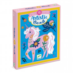 Artistic Beads set for kids, beads painting - Djeco - Animals