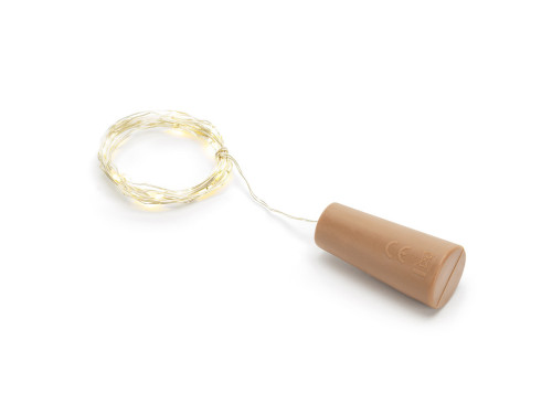 LED lights with a bottle cork - warm white, 197
