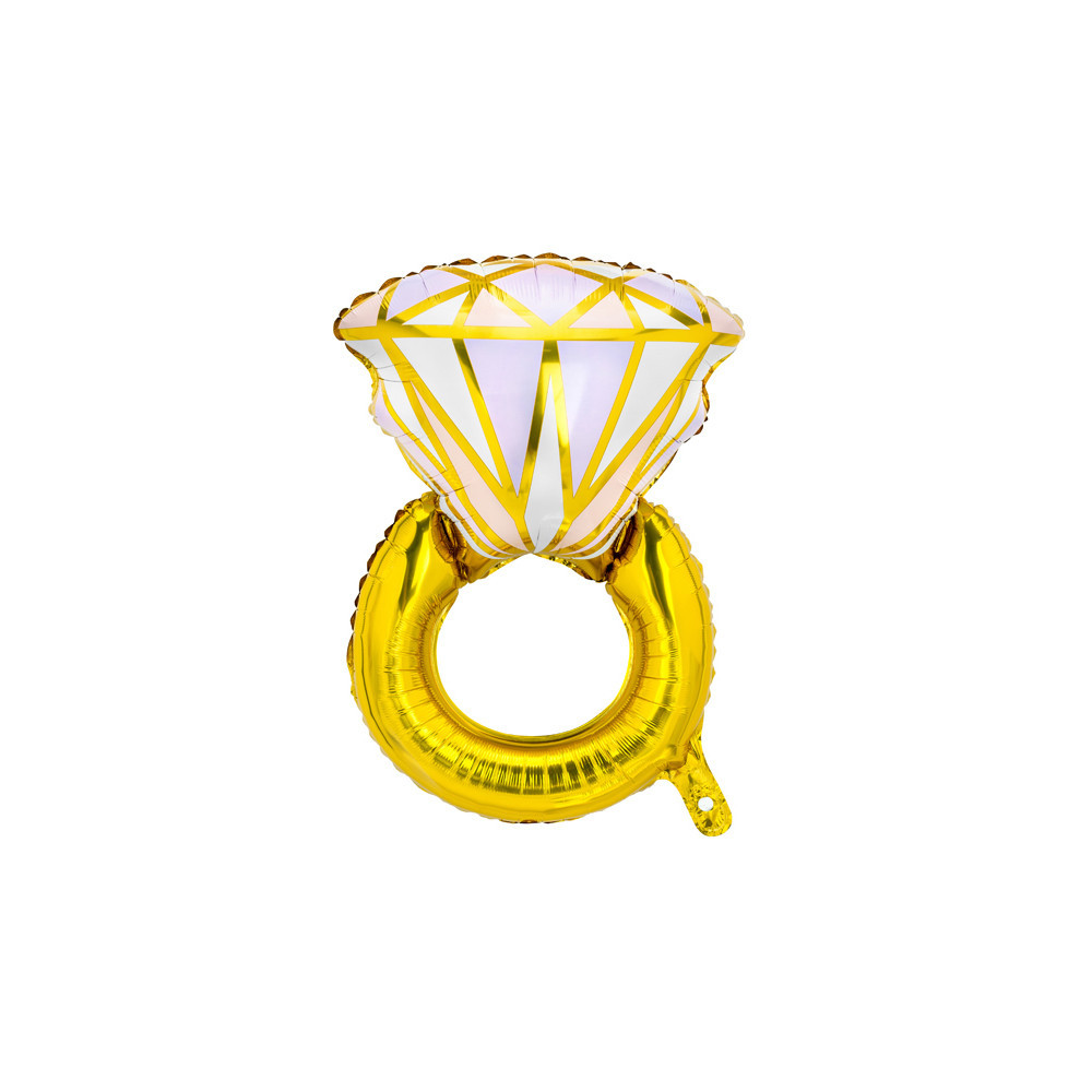 Foil balloon Ring - gold, 60 x 95 cm