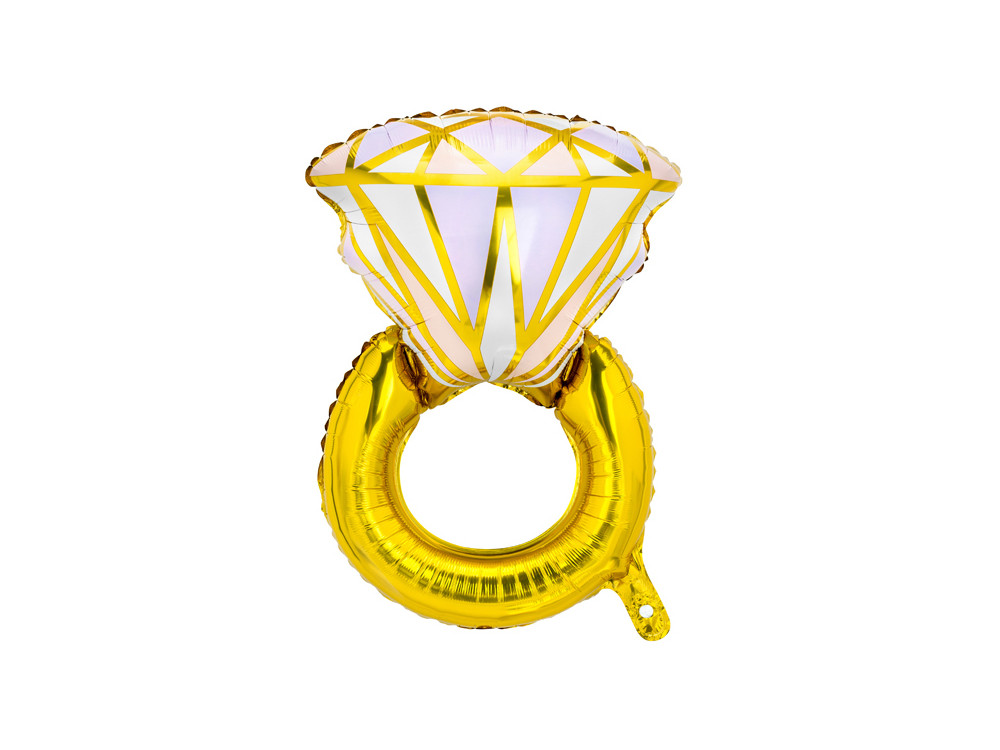 Foil balloon Ring - gold, 60 x 95 cm