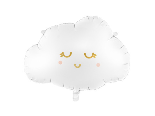Foil balloon Cloud - white, 51 x 35,5 cm