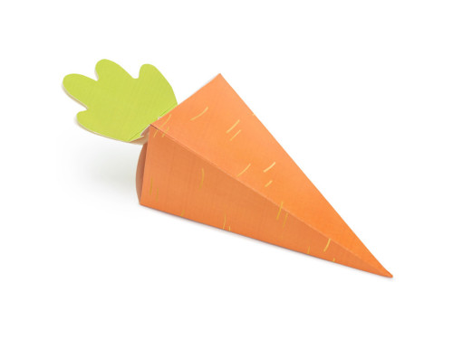 Boxes for guests Carrots - orange, 6 pcs