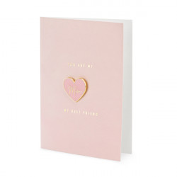 Greeting card with pin, Mom...