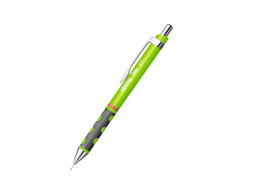 Ołówek automatyczny Tikky - Rotring - Neon Green, 0,7 mm