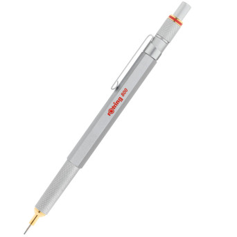  ROtring 800 Mechanical Pencil 0.5 mm Silver Metal Barrel :  Office Products