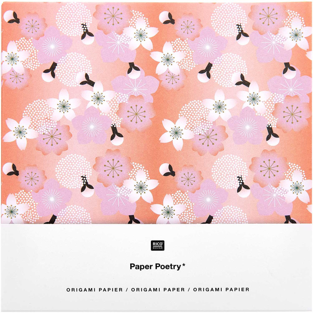 Origami paper Sakura Cherry Blossom - Paper Poetry - 70 g, 50 sheets