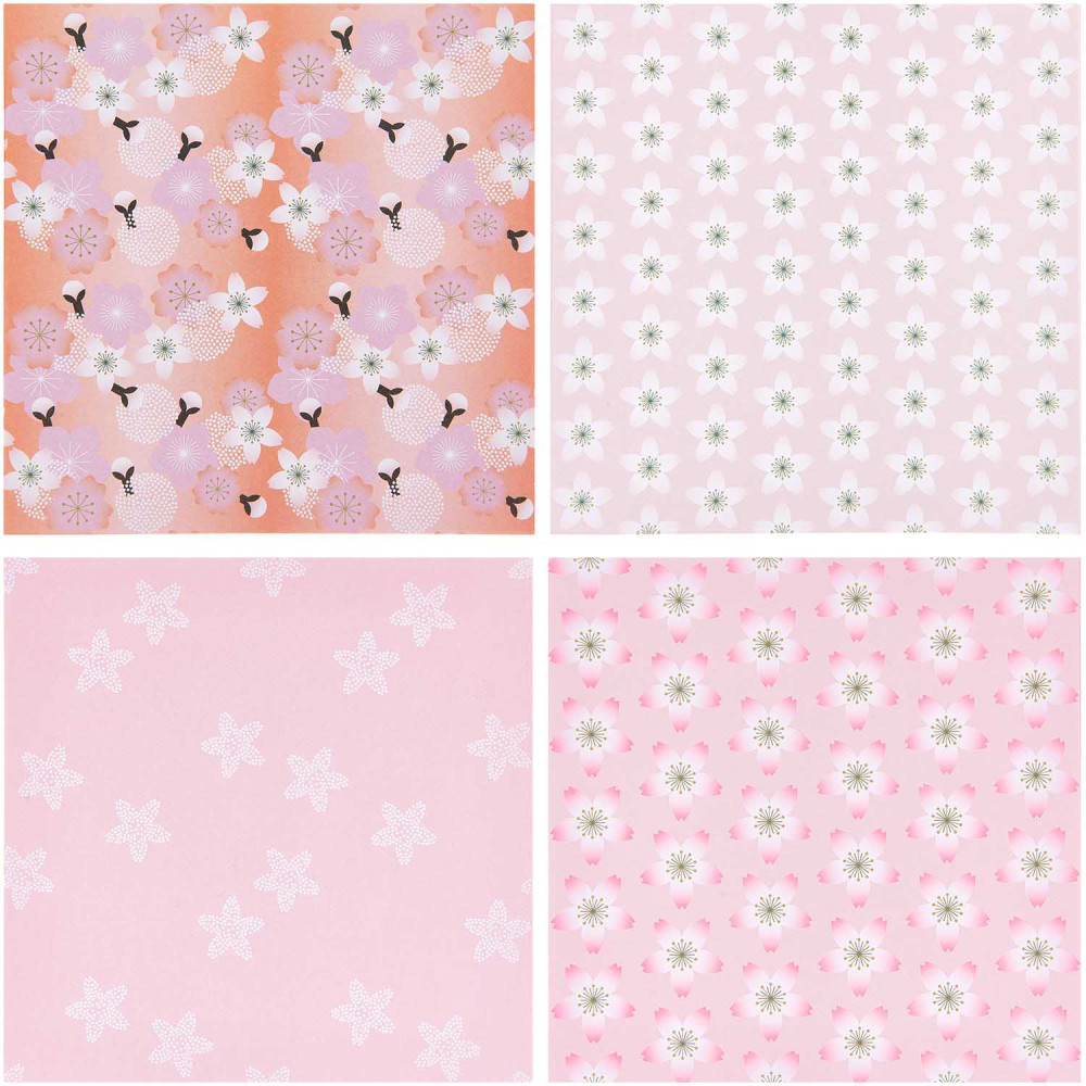 Origami paper Sakura Cherry Blossom - Paper Poetry - 70 g, 50 sheets