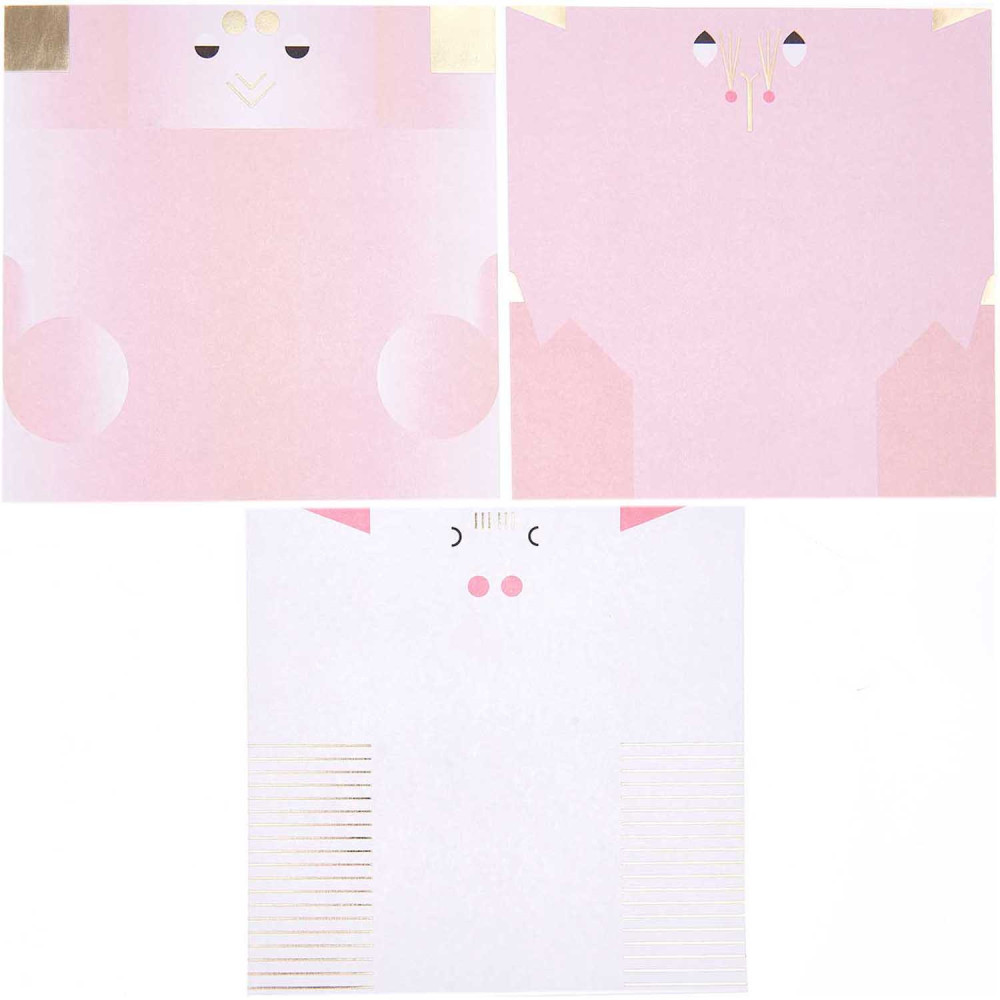 Origami paper Sakura Bunnies - Paper Poetry - 80 g, 30 sheets