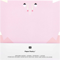 Origami paper Sakura Bunnies - Paper Poetry - 80 g, 30 sheets