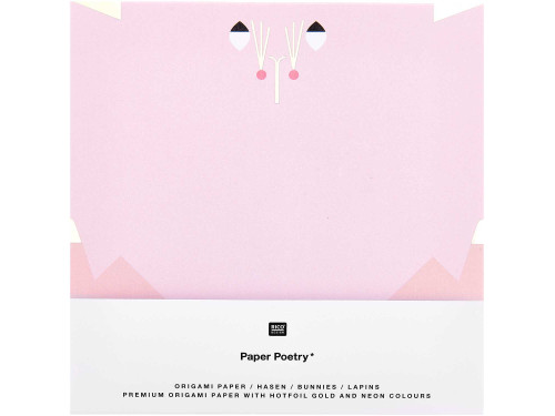 Papier origami Sakura Bunnies - Paper Poetry - 80 g, 30 ark.