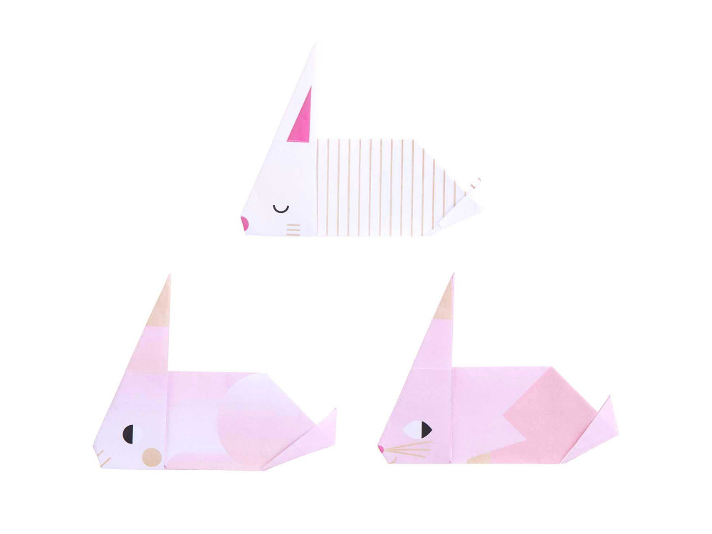 Papier origami Sakura Bunnies - Paper Poetry - 80 g, 30 ark.