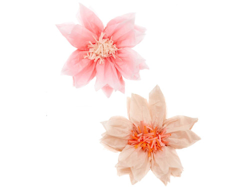 Kwiaty z bibuły Cherry Blossom - Rico Design - pastelowe, 40 cm, 2 szt.