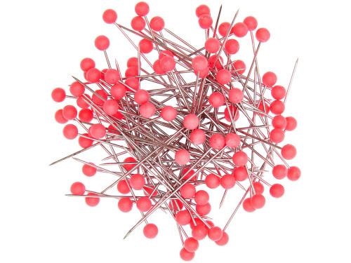 Decorative pins - Rico Design - Neon Pink, 38 mm, 100 pcs.