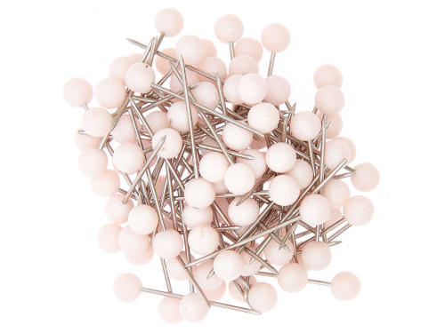Decorative pins - Rico Design - Pink, 16 mm, 100 pcs.