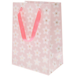 Paper gift bag Sakura - Rico Design - pink, 18 x 26 x 12 cm
