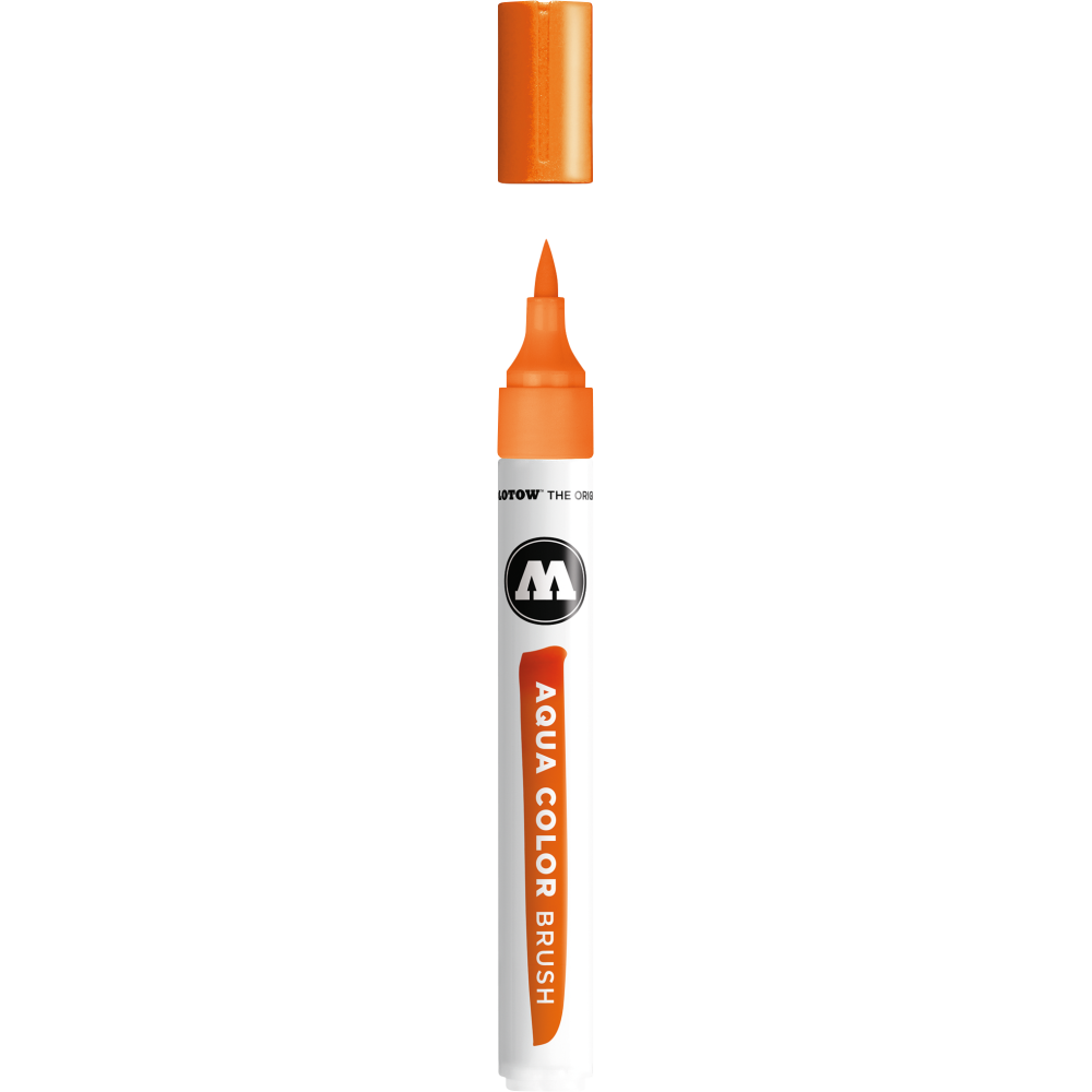 Marker Aqua Color Brush - Molotow - 003, Orange, 1 mm