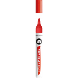 Marker Aqua Color Brush - Molotow - 005, Vermillion, 1 mm