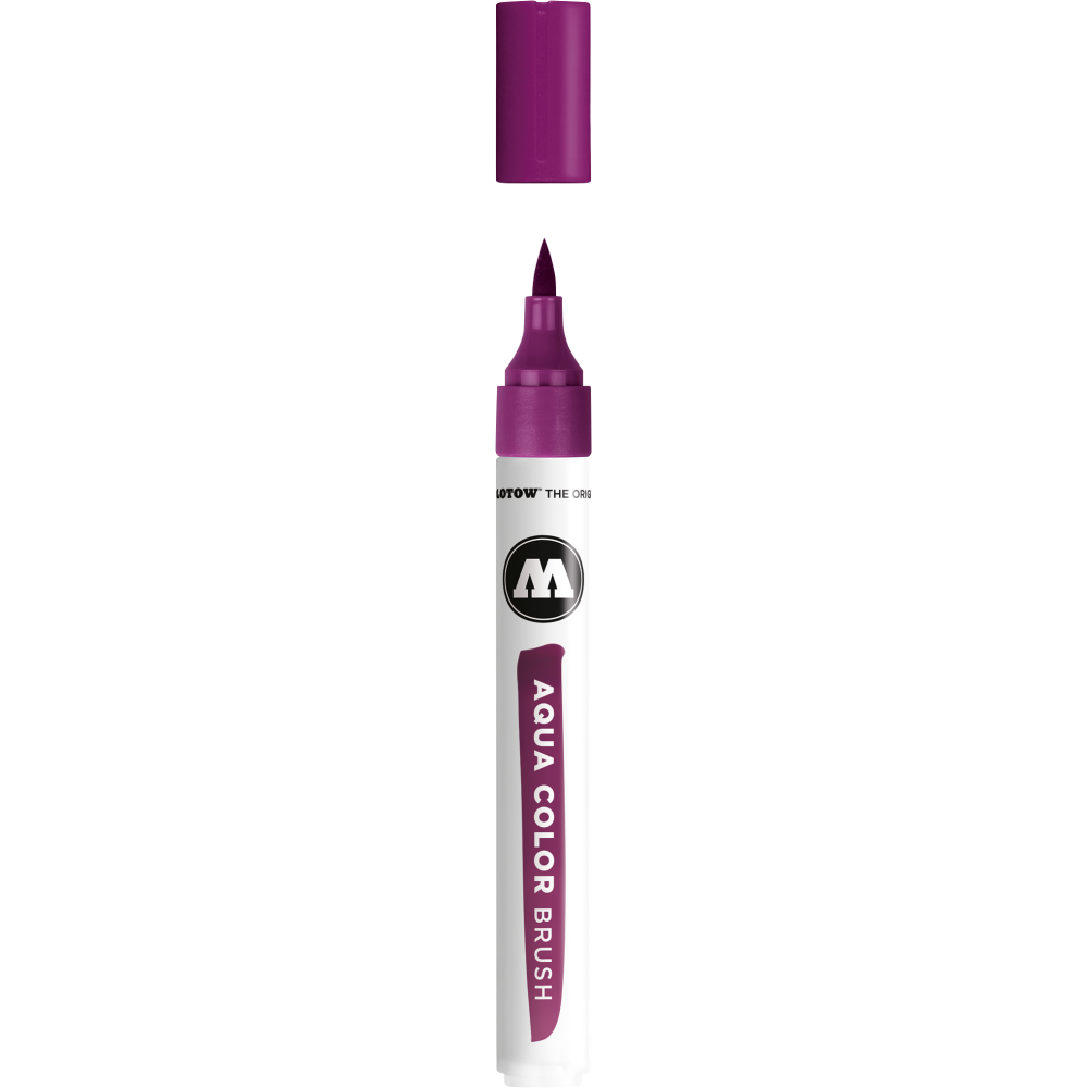 Aqua Color Brush Pen - Molotow - 010, Purple, 1 mm