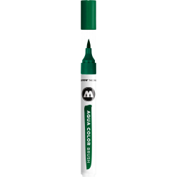 Aqua Color Brush Pen - Molotow - 015, Dark Green, 1 mm