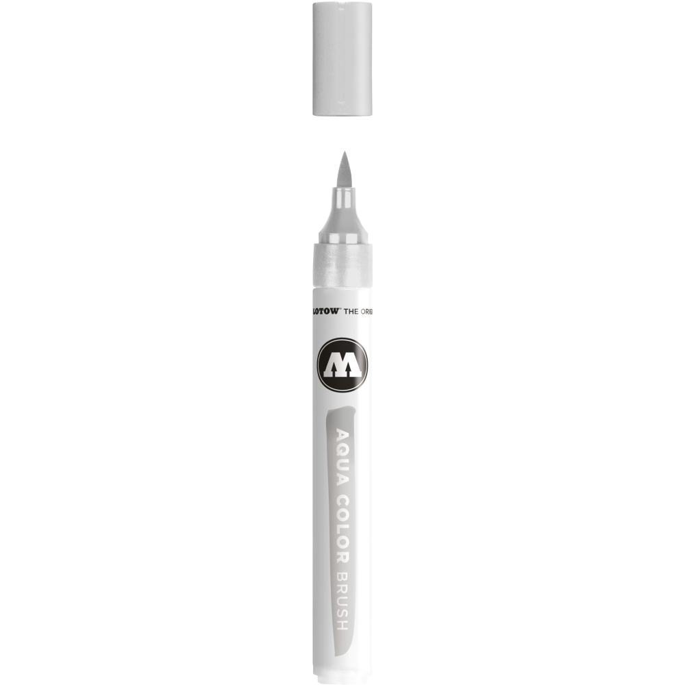 Aqua Color Brush Pen - Molotow - 027, Neutral Grey 04, 1 mm