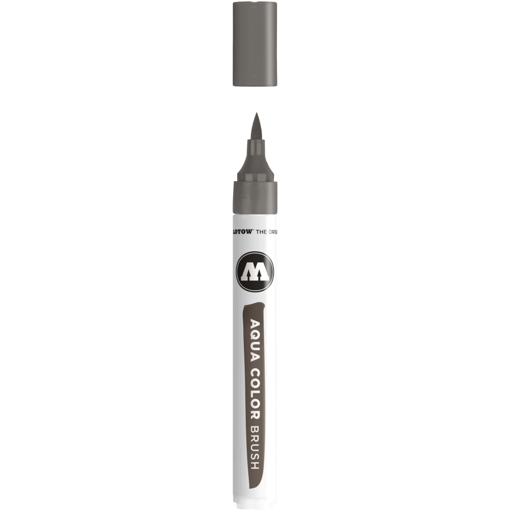 Aqua Color Brush Pen - Molotow - 035, Warm Grey, 1 mm