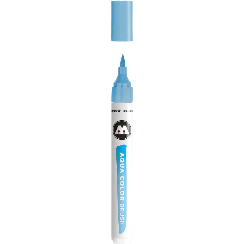 Aqua Color Brush Pen - Molotow - 052, Light Blue, 1 mm