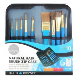 Set of natural brushes in...