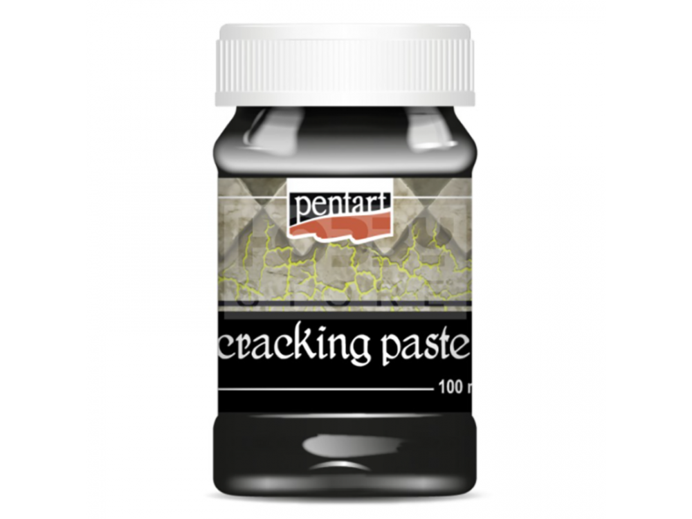 Decoupage Cracking Paste - Pentart - black, 100 ml