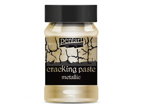 Decoupage Cracking Paste - Pentart - gold, 100 ml