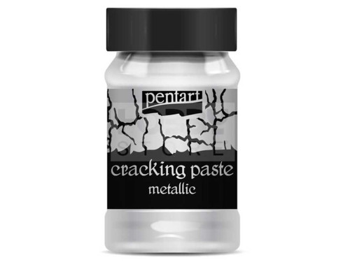 Decoupage Cracking Paste - Pentart - silver, 100 ml