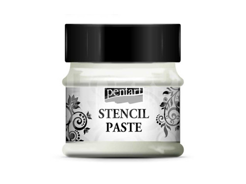 Pasta do szablonów Stencil Paste - Pentart - perłowa, 50 ml