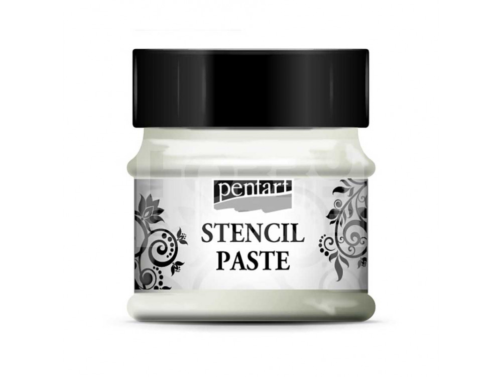 Pasta do szablonów Stencil Paste - Pentart - perłowa, 50 ml