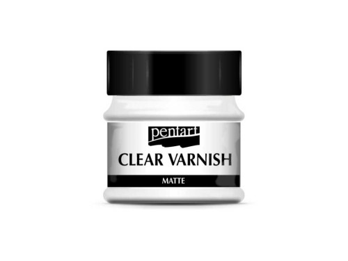 Lakier szybkoschnący, rozpuszczalnikowy - Pentart - matowy, 50 ml