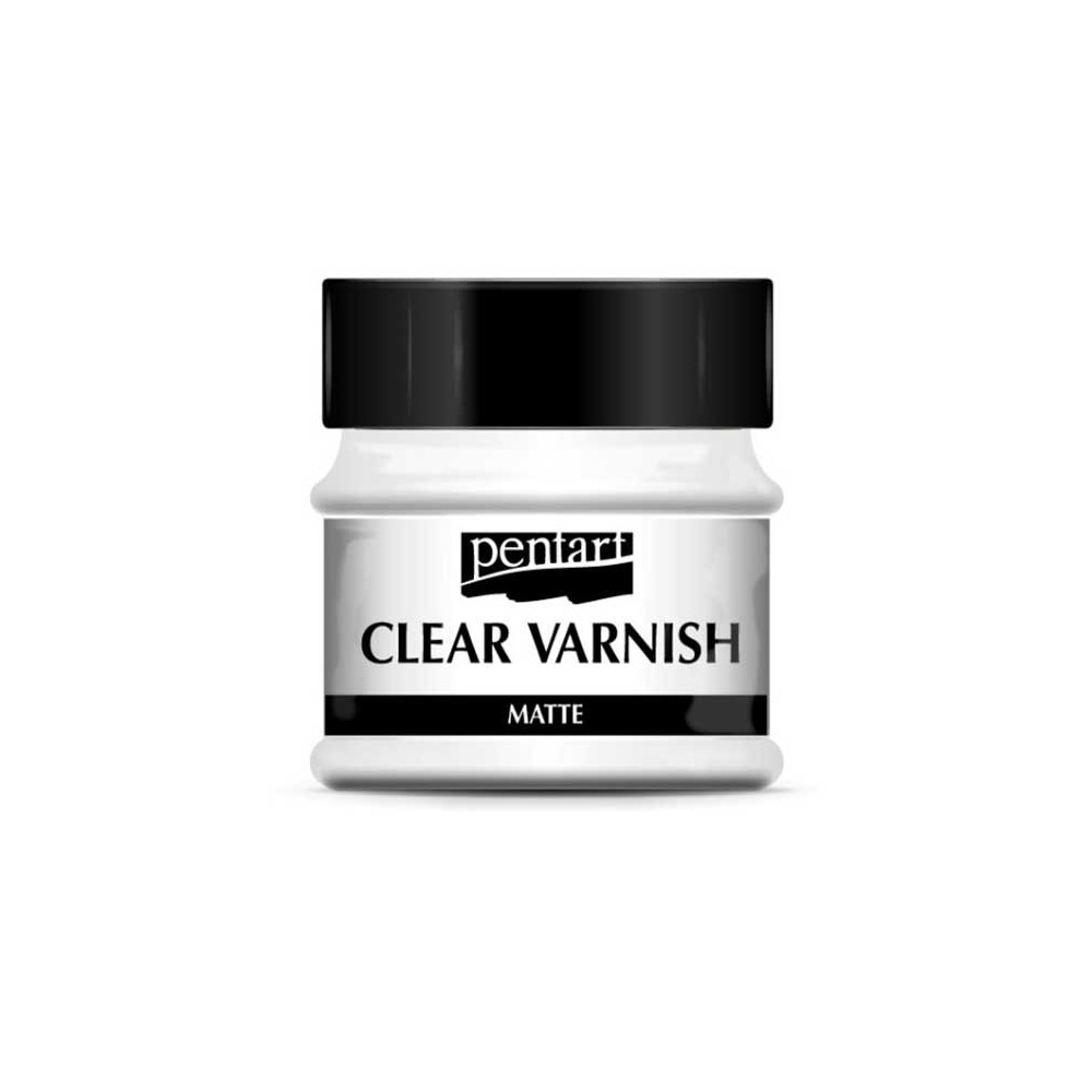 Fast-drying Clear Varnish - Pentart - matt, 50 ml