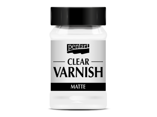 Lakier szybkoschnący, rozpuszczalnikowy - Pentart - matowy, 100 ml