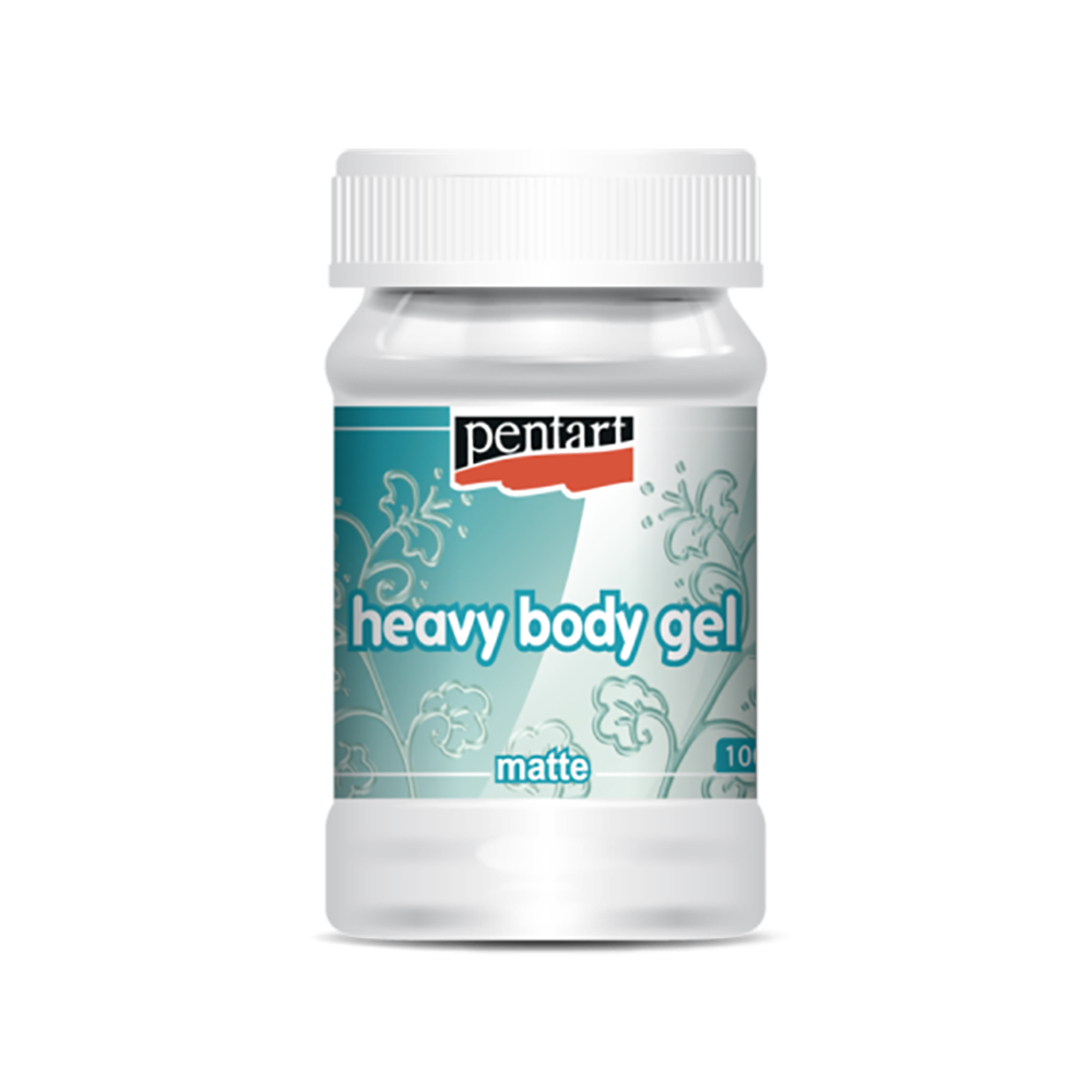Heavy Body Gel - Pentart - opalescent, matt, 100 ml