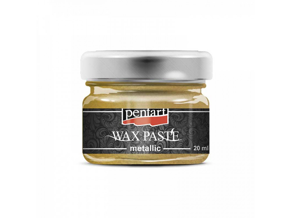 Pasta woskowa - Pentart - złota, 20 ml