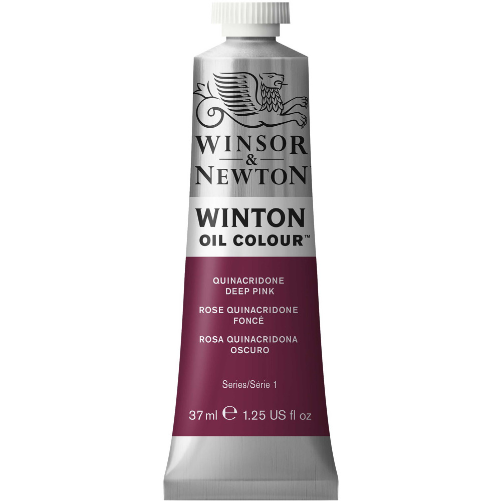 Farba olejna Winton Oil Colour - Winsor & Newton - Quinacridone Deep Pink, 37 ml
