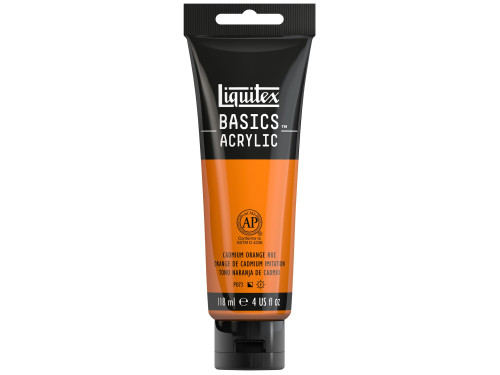 Farba akrylowa Basics Acrylic - Liquitex - 720, Cadmium Orange Hue, 118 ml