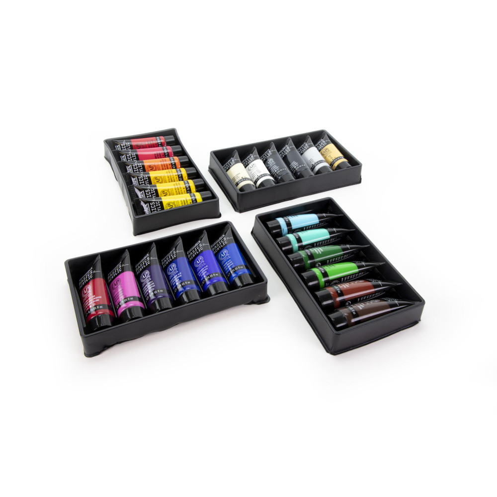 Set of Basics Acrylic paints - Liquitex - 24 colors x 22 ml