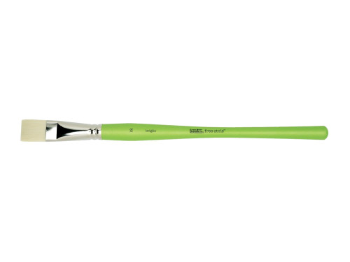 Bright, synthetic brush free-style - Liquitex - long handle, no. 12