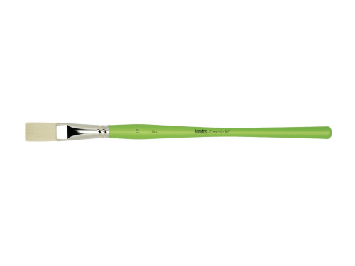 Flat, synthetic brush free-style - Liquitex - long handle, no. 10