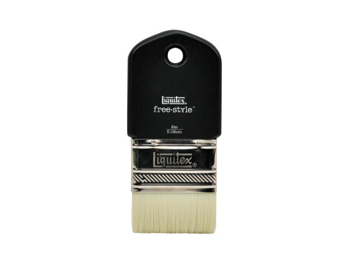 Paddle, synthetic brush free-style - Liquitex - short handle, 2''