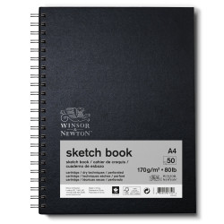 Sketch Book with spiral - Winsor & Newton - A4, 170g, 50 sheets
