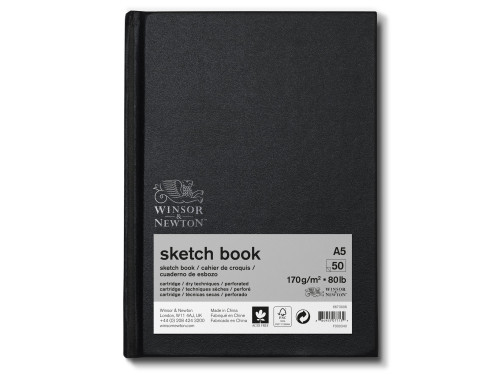 Szkicownik Sketch Book - Winsor & Newton - A5, 170g, 50 ark.