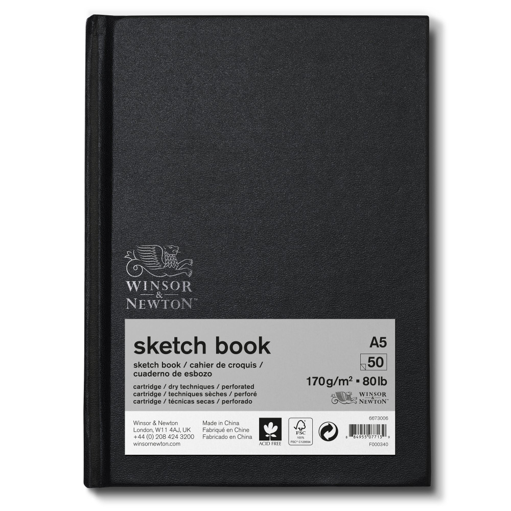 Szkicownik Sketch Book - Winsor & Newton - A5, 170g, 50 ark.